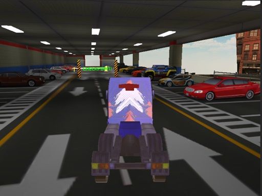 Crazy Extreme Truck Parking Simulation 3d - browser game screenshot