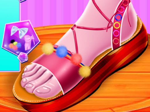 Princess Fashion Flatforms Design - browser game screenshot