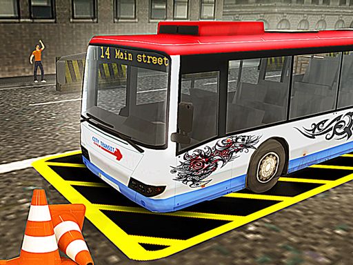 Bus Parking Simulator - browser game screenshot