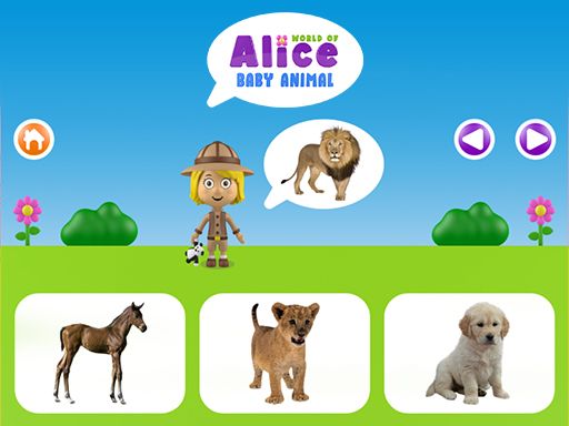 World of Alice - Baby animal - browser game screenshot