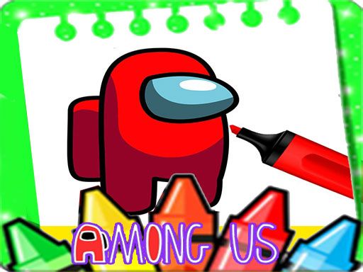 Coloring Book For Amoung Us 2 - browser game screenshot