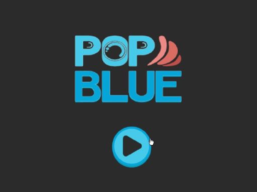 Pop Blue - browser game screenshot