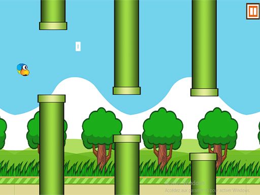FLAPPY BIRD CLONE - browser game screenshot