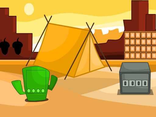 Desert Shore Escape - browser game screenshot