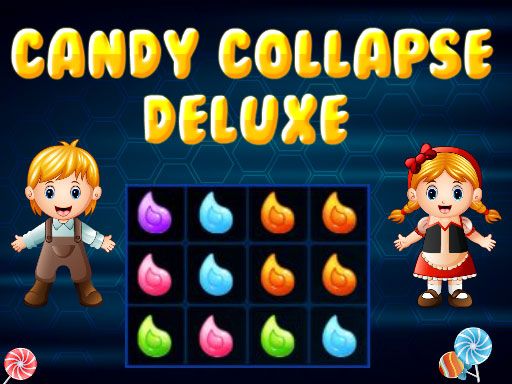 Candy Collapse Deluxe - browser game screenshot