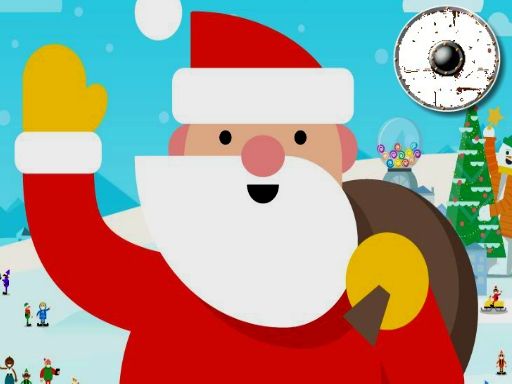 Spinny Santa Claus - browser game screenshot