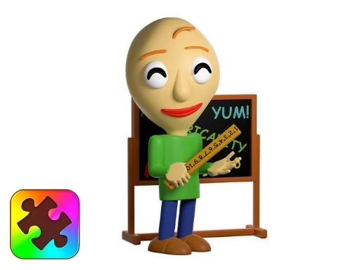 Baldie Jigsaw Challenge - browser game screenshot