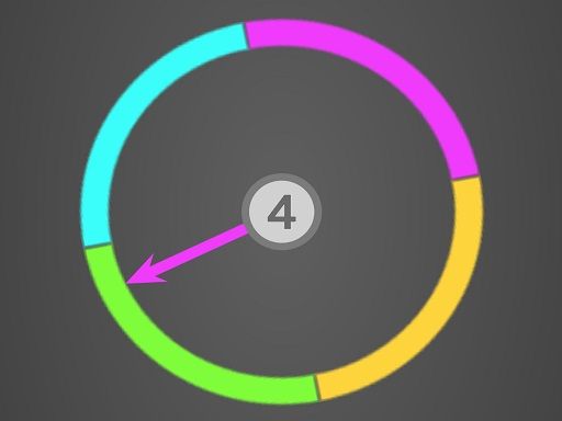 Bow Color Circle - browser game screenshot