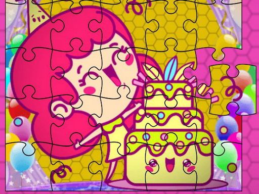 Birthday Girl Jigsaw - browser game screenshot