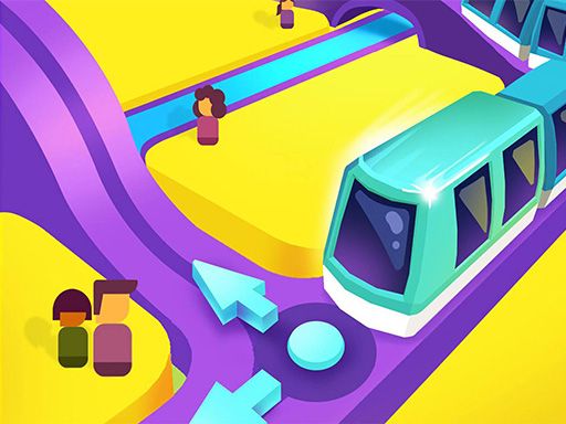 Train Taxi 3D - browser game screenshot