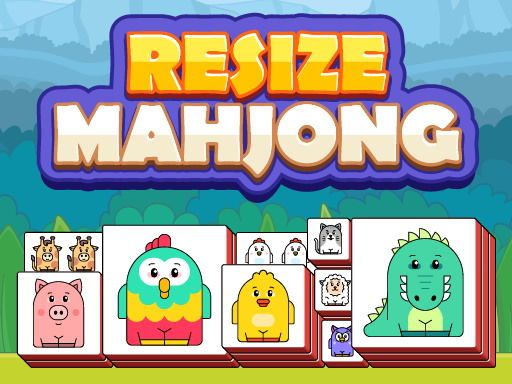 Mahjong Resize - browser game screenshot