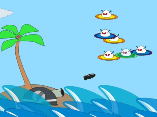 Island Defenders - browser game screenshot
