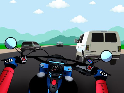 Highway Moto Traffic - browser game screenshot