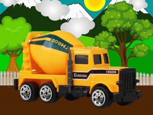 Construction Vehicles Jigsaw - browser game screenshot