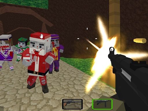 PGA6 Combat Pixel Vehicle Zombies - browser game screenshot