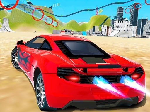 Car Impossible Stunt Game 3D 2022 - browser game screenshot