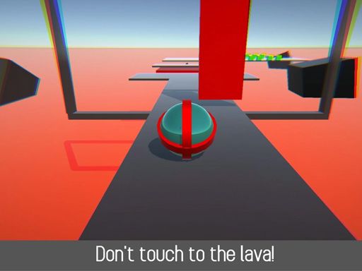 BALL OBSTACLES 1p - browser game screenshot