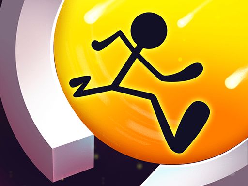 Stickman run around - browser game screenshot