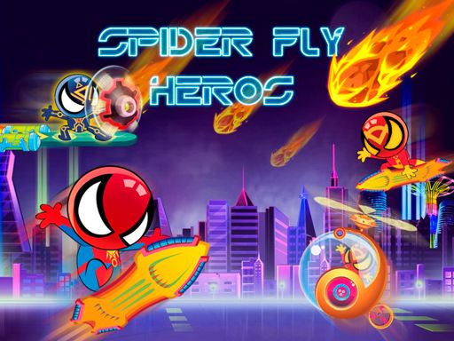 Spider Fly Heros - browser game screenshot