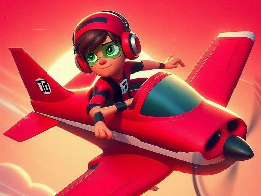 Ben 10 Tappy Plane - browser game screenshot