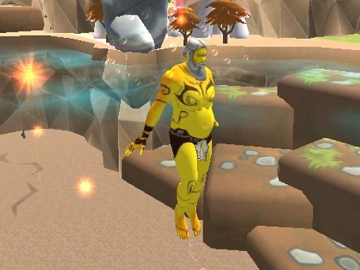 Aqua Man Sea Fight - browser game screenshot