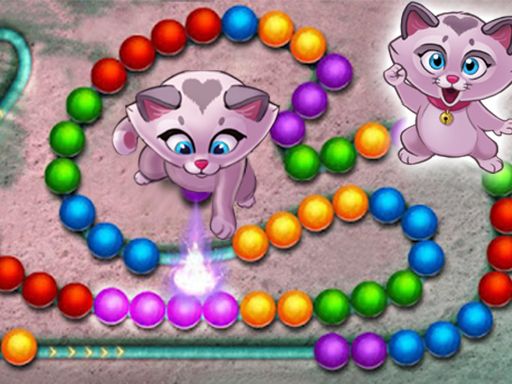 Kitty Marbles - browser game screenshot