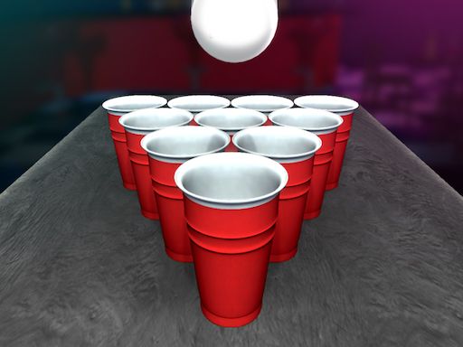 Beer Pong Girl - browser game screenshot