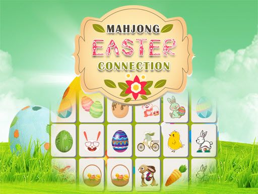 Easter Mahjong Connection - browser game screenshot