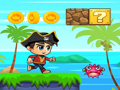Pirate King Run Island Adventure - browser game screenshot