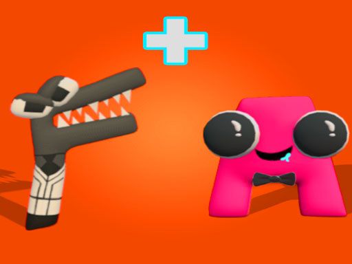Merge Alphabet: 2D Run - browser game screenshot