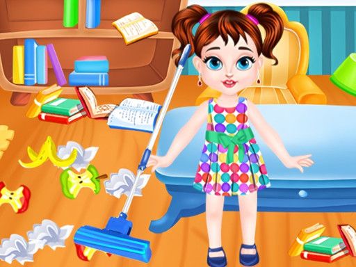 Baby Taylor House Cleaning 2 - browser game screenshot