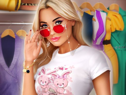 Glam Fashion Stylist Dress Up - browser game screenshot