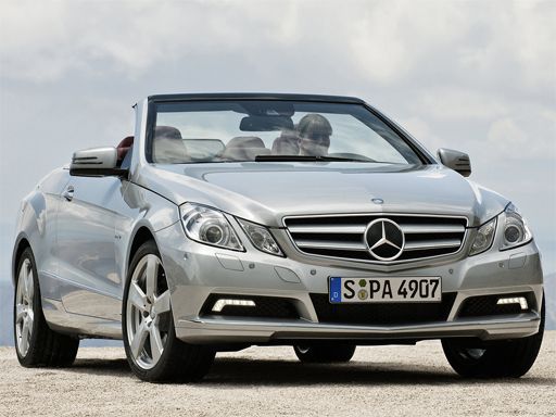 Benz E-Class Cabriolet Slide - browser game screenshot