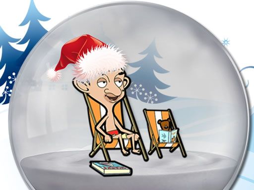 Mr Bean Christmas Stars - browser game screenshot