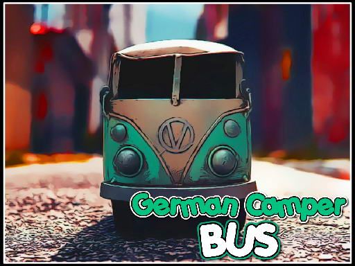 German Camper Bus - browser game screenshot