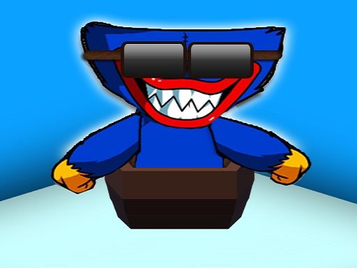Huggy Wuggy Poppy Ski - browser game screenshot