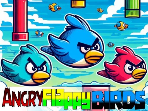 Angry Flappy Birds - browser game screenshot