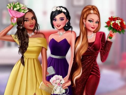 Uninvited Bridesmaids - browser game screenshot