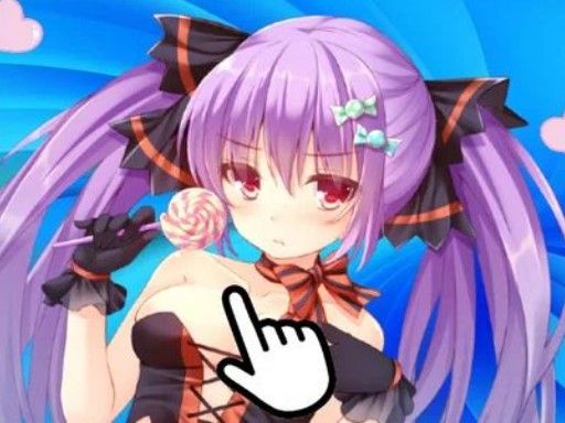 Anime Girls - Clicker - browser game screenshot