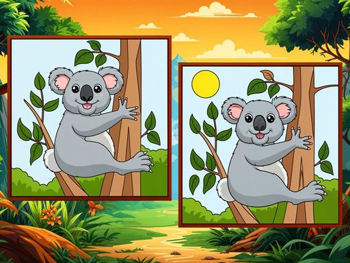 Animal: Find The Differences - browser game screenshot