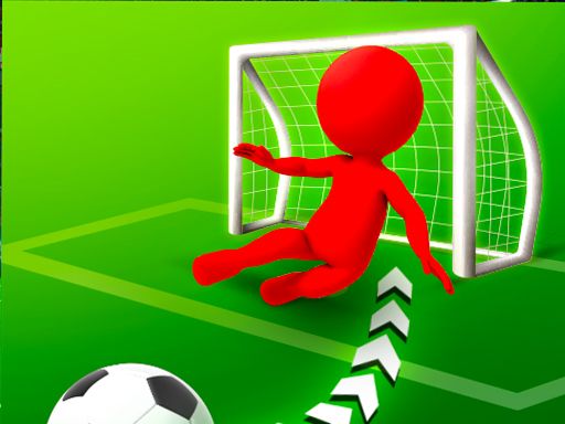 Crazy Soccer kick - browser game screenshot