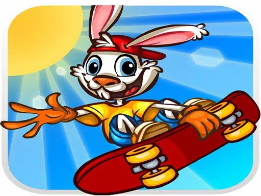 Lapin Patineur - Bunny Skater - browser game screenshot