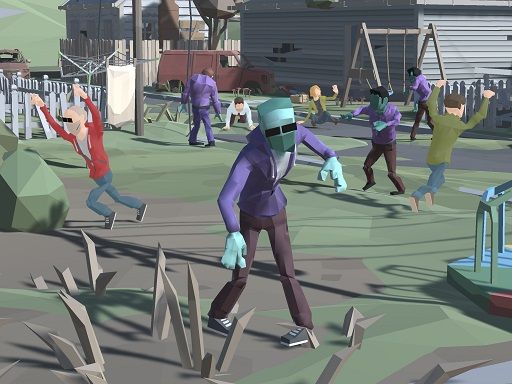 City Apocalypse 3D Of Zombie Crowd - browser game screenshot