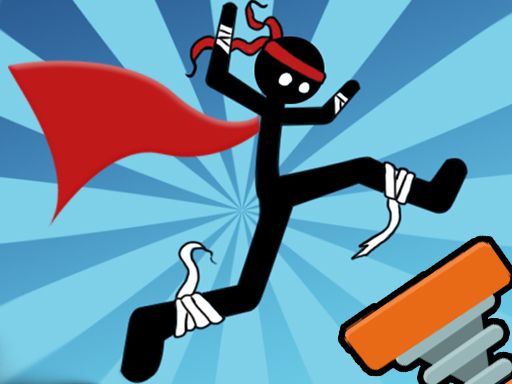 Stickman Parkours Stickman Parkours - browser game screenshot