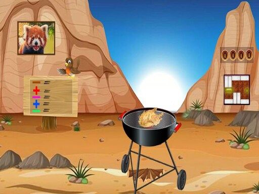 Grill Chicken Escape - browser game screenshot
