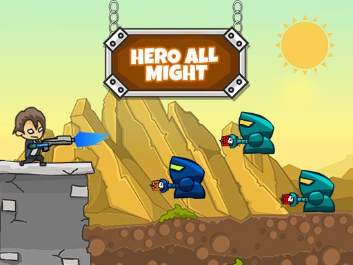 Hero All Might - browser game screenshot