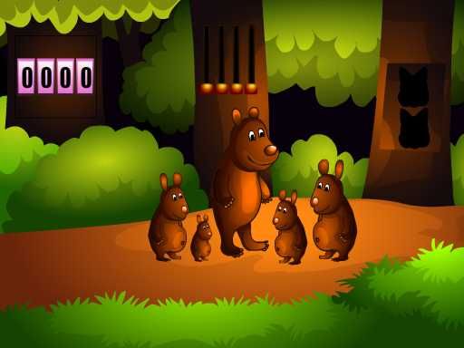 Bear Village Escape - browser game screenshot