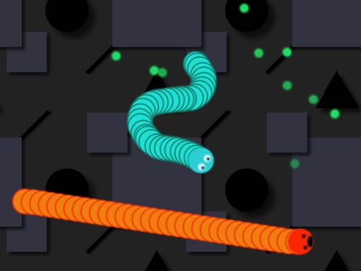 Snake Worm - browser game screenshot