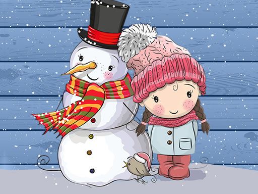 Christmas Jigsaw - browser game screenshot