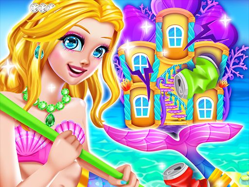 Mermaid Princess game - browser game screenshot